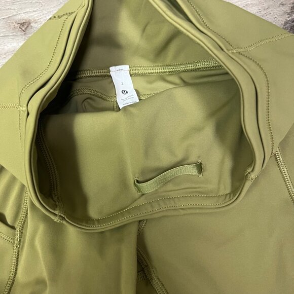 Lululemon Athletic Fast & Free HR Tight 25” Yoga Pants NWT Bronzed Green Size 2 - Picture 6 of 10